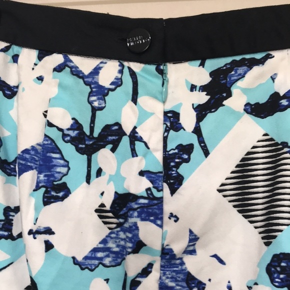 Peter Pilotto for Target geometric floral two tone pencil skirt sz 6 - Picture 8 of 12